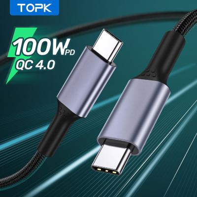 China Newest 100W 5A Custom Logo 1M AP35 2020 Fast Charging Fast Charging Type C PD Cable for sale