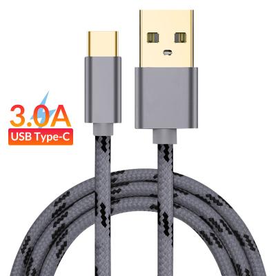 China 3A Fast Charging Free Shipping 2M AN09 3A Gold Plated Long Fast Charging Mobile Data Cable Mobile Phone Charger Cable for sale