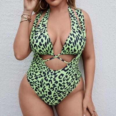 China 2022 summer new arrival plus size one piece over size plus size ladies bikini sets beach wear swimwear for sale