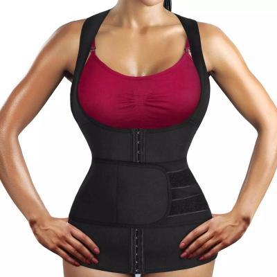 China Best Selling Breathable Women Neoprene Sauna Vest Body Shaper Slimming Waist Trainer Workout Shapewear Adjustable Sweat Belt Corset for sale