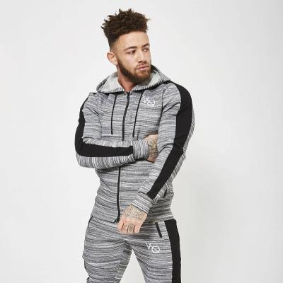 China OEM Service Custom Fit Slim Gym Comfortable Men's Tracksuit Breathable Sportswear For Male for sale