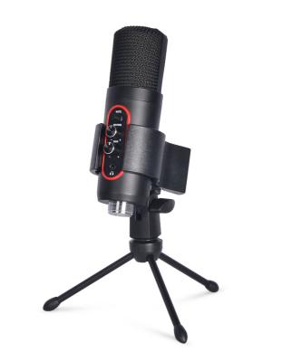 China Professional Clear Sound RGB Condenser Microphone With Tripod Stand Computer Microphone Live Broadcasting Usb Mic For Desktop Karaoke for sale