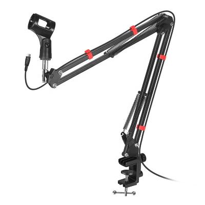 China Adjustable Desktop Arm Mic Stand For Live Streaming Youtube Table Microphone Holder NB-35 Studio Metal Suspension Scissor Arm for sale