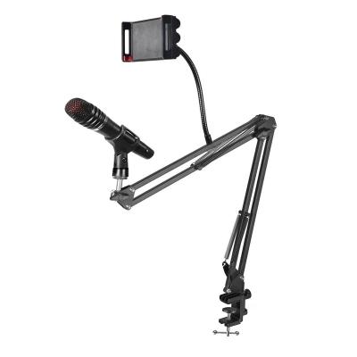 China Professional Adjustable Adjustable Microphone Stand With Flexible Metal NB-35 Live Tablet Stand For Streaming Phone Holder Recording for sale