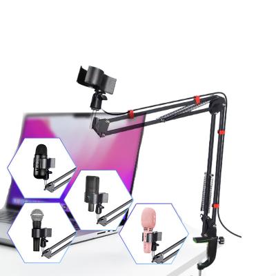 China Professional Tabletop Good Quality Desktop Microphone NB-35 Arm Stand Condenser Microphone Audio Stand For Live Broadcasting Tiktok for sale