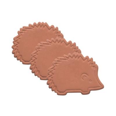 China Lovely Animal HedgehogTerracotta Brown Sugar Saver Eco-Friendly Design & Fabric Softener Custom Size for sale