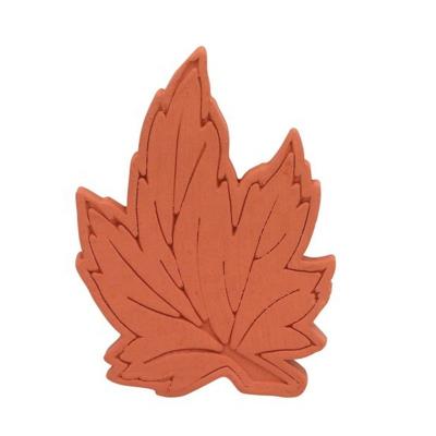 China Beautiful Maple Leaf Terracotta Brown Sugar Saver and Softener Custom Size for sale