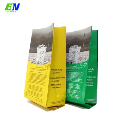 China Aluminum Foil Zipper Lock Side Gusset Pocket Moisture Proof Laminated Digital Printed Plastic Coffee Bags for sale