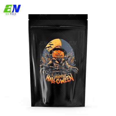 China Custom Reusable Zipper Smell Proof Mylar Moisture Proof Bags Printing Christmas Packaging Cookie Bags for sale