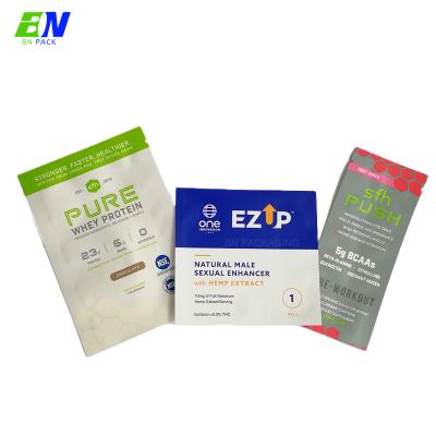 China Custom Moisture Proof Shape Three Side Sealed Biodegradable Mini Pouch Small Plastic Bags For Medical Capsule Pill for sale