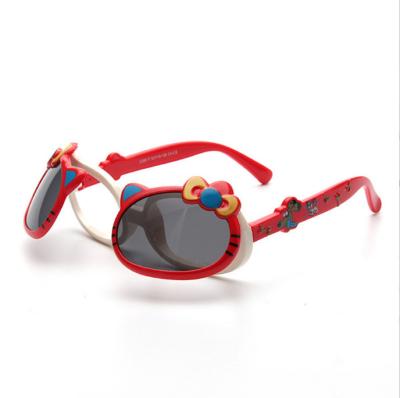 China Fashion Sunglasses Shape Kids Sunglasses Baby Boy Sunglasses Cartoon Polarizing Lovely Clamshell Kids Sunglasses Wholesale for sale