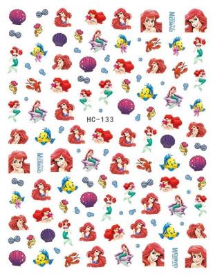 China Environmental protection cartoon nail accessories self-adhesive fashion cartoon character lucky nail accessories HC114-153 for sale