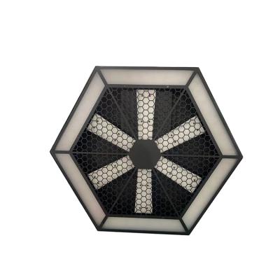 China Garden New Arrival Stage Lights RGB LED Fan Light Stage Background Rotating Effect Light for sale