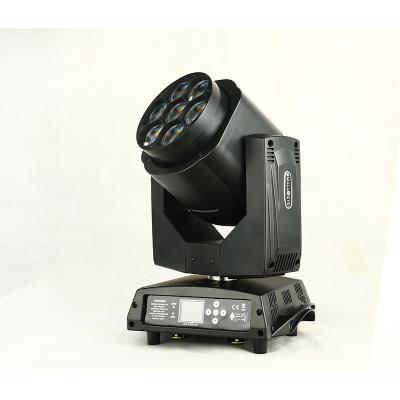 China Garden LED stage lights15w stage laser star light disco 7x15W led rgbw bee eye buzz moving head light for sale