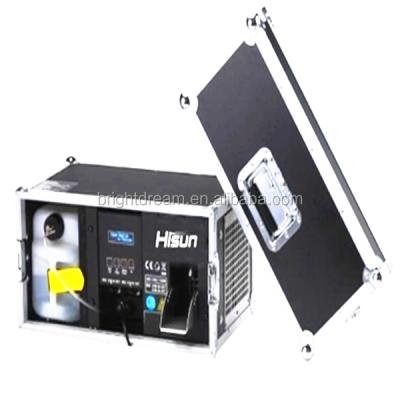 China Aluminum alloy 1500W dmx stage light effect hazer machine fog machine with flycase for sale