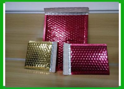 China Bespoke Shiny Printed Aluminum Foil Bubble Bags For Fragile Products for sale