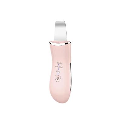 China Ultrasonic Skin Scrubber Face Scrubber Wrinkle Remover Ultrasonic Skin Peeling Beauty Machine for sale