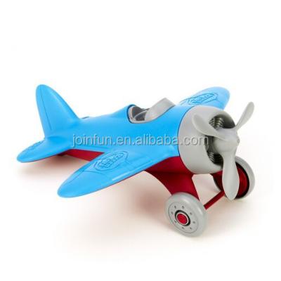 China Cartoon Toy Custom Make Small Plastic Toy Airplane , OEM Mini Plastic Flat Toy Model for sale