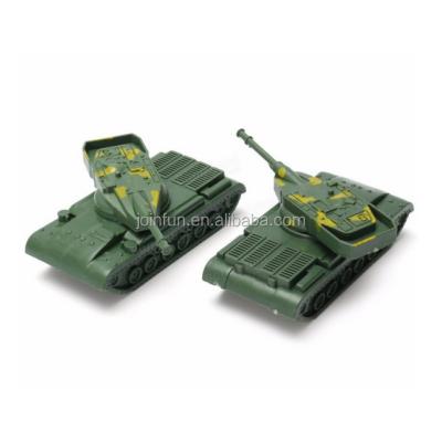 China Cartoon Toy Custom Make Army Small Plastic Toy Tank , Customized Mini Plastic Toy Tank Model for sale