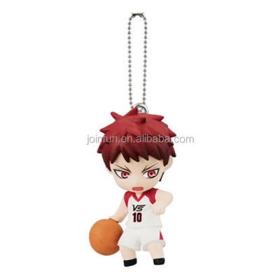 China Collectable For Amusements Cartoon Custom Design 3d PVC Key Chain , Custom Figure Toy Anime Soft PVC Key Chain for sale