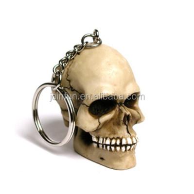 China Collectable For Amusements Custom Make Plastic Human Skull Key Chain , Customized Human Skull Design Key Chain for sale