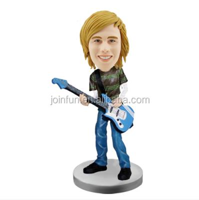 China Europe Custom Make PVC Casual Singer Bobblehead , Customized Material PVC Singer Bobblehead for sale