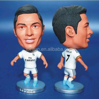 China Cartoon Toy Cartoon Soccer Player Action Figure; Mini toy plastic figurines; Custom Cartoon Soccer Player for sale