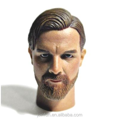 China Custom Unpainted Plastic Cartoon Toy Figure Head Sculpt For 12 Inch Figure, Custom Sculpture Plastic Figures Heads For Action Numbers for sale