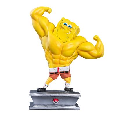 China Cartoon Toy OEM Made Custom 3D Design Muscle Body Cartoon Figure Toys Plastic Factory for sale