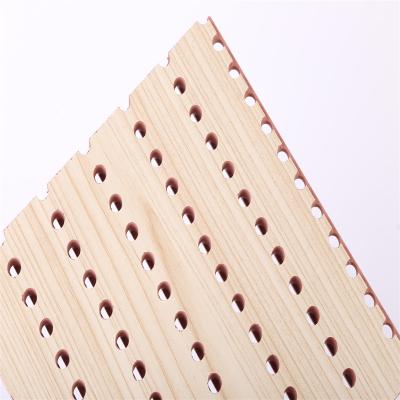 China EUROPEAN Waterproof Soundproof Wood Groove Acoustic Slat Wall Panel Panel Acoustic Panel for sale