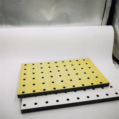 China European Fireproof Acoustic Board Solid Wood Soundproofing Perforated MDF Board for sale