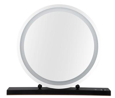 China New Design Tour Dimmable 3 Color Hollywood LED Lights Hot Vanity Mirror with USB Charging Port for sale