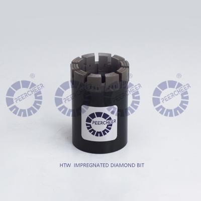 China Pared fina Diamond Impregnated Drill Bit Btw Ntw Htw Diamond Core Bit en venta