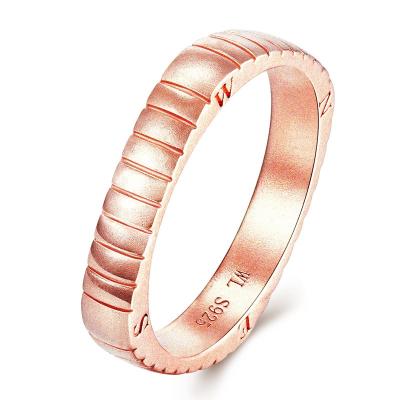 China TRENDY Band Ring Sterling Silver Fine Jewelry Rings Rose Gold Plated Dreamer Eternity for sale