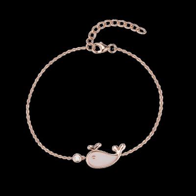 China TRENDY Rose Gold Plated Pearl Pop Mother Of It Bangle Bubble Silver Bracelet for sale