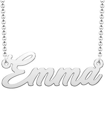 China Industry Diamond Name Necklace Sterling Silver Mysterious Personalized Necklace Names for sale