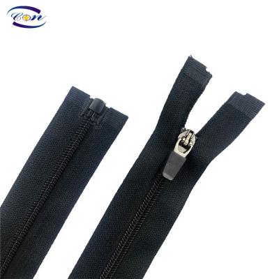 China Manufacturer 3 # 5 # Custom Logo Nylon Auto Lock Zipper With High Quality for sale