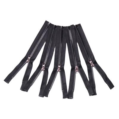 China Viable wholesales custom open end plastic resin vislon narrow zipper for sale