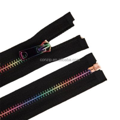 China China Supplier #3#4#5#7#10 Sustainable Fashion Rainbow Zipper for sale