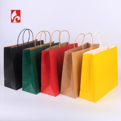 China Recyclable Paper Bags For Bread Paper Bags Print Algeria Eco - Friendly Paper Gift Bags for sale