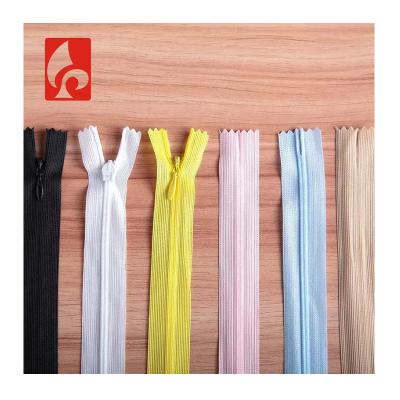 China Eco Style #5 Zipper Custom Size Invisible Nylon Zipper Custom Size Plasticzippers For Clothes for sale