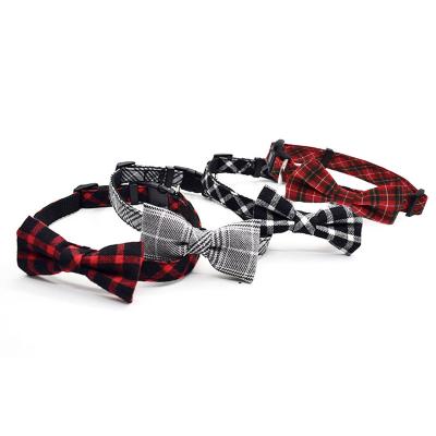 China Unique Daily Lifestyle Paws Pet Soft Bowtie Dog Collar and Cat Collar Pet Gift &Comfy for Dogs and Cats for sale