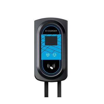 China APP Control Level 2 EV Charger Type - 2 IEC 62196 AC 8A-16A-25A-32A EV Portable Charger With LCD Screen for sale