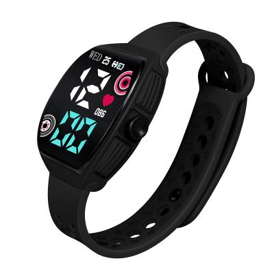 China Hot Selling Digital Alarm Fashion LED Digital Display Silicone Band Male Wristwatch Sport Watch Digital for sale