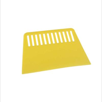 China Thickened Plastic Yellow Plastic Scraper Wallpaper Scraper for sale