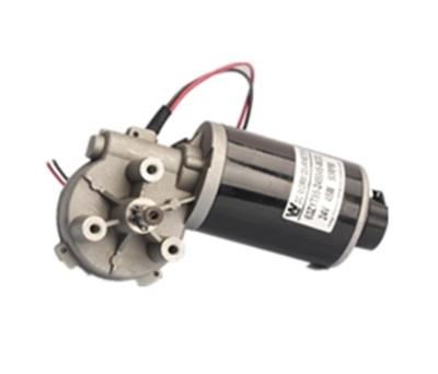 China DC 12V WORM METAL GEAR MOTOR Totally Enclosed WITH ENCODER for sale