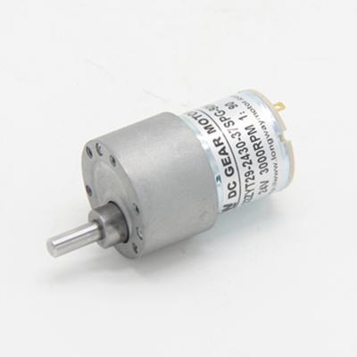 China 12VDC 24VDC 36VDC 4500rpm 6000RPM explosion proof reduction ratio25 for mackine binding DC GEAR MOTOR for sale