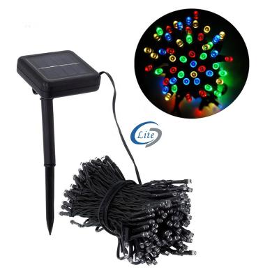 China Holiday 2W Decorative LED String Light Magic Decorative Ball RGB Solar Panel LED String Light for sale