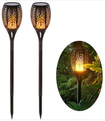 China Garden Yard Waterproof Dancing Flicker Lamp Led Solar Flame Torch Light for sale