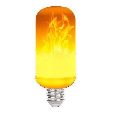 China 7w 8w E26 E27 E14 Mini LED Fire Flicker Effect Flame Residential Light Bulb Light for sale